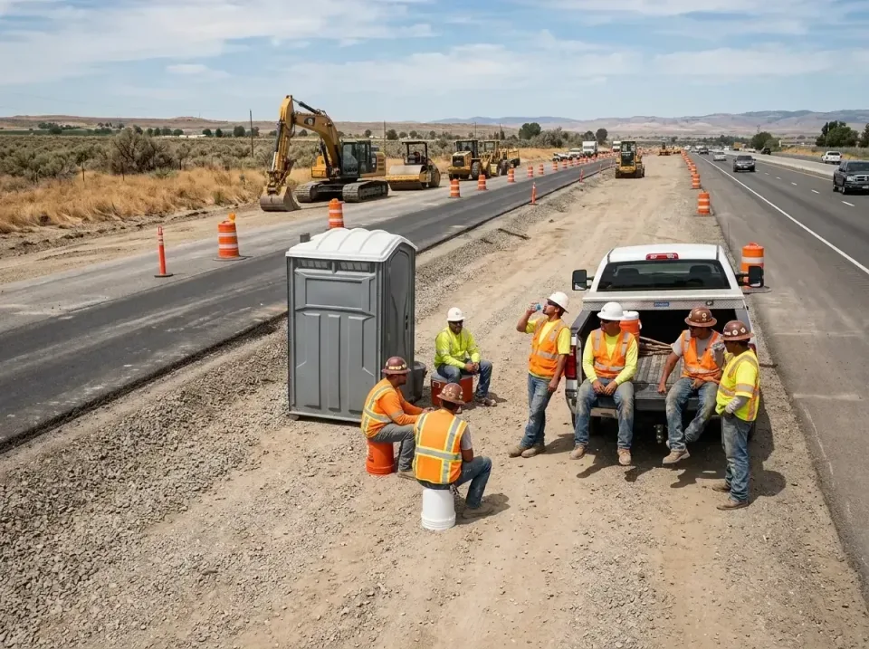 highway-road-construction-crew-007 — frequently asked questions, Porta Potty and Restroom Rentals in Moab, UT